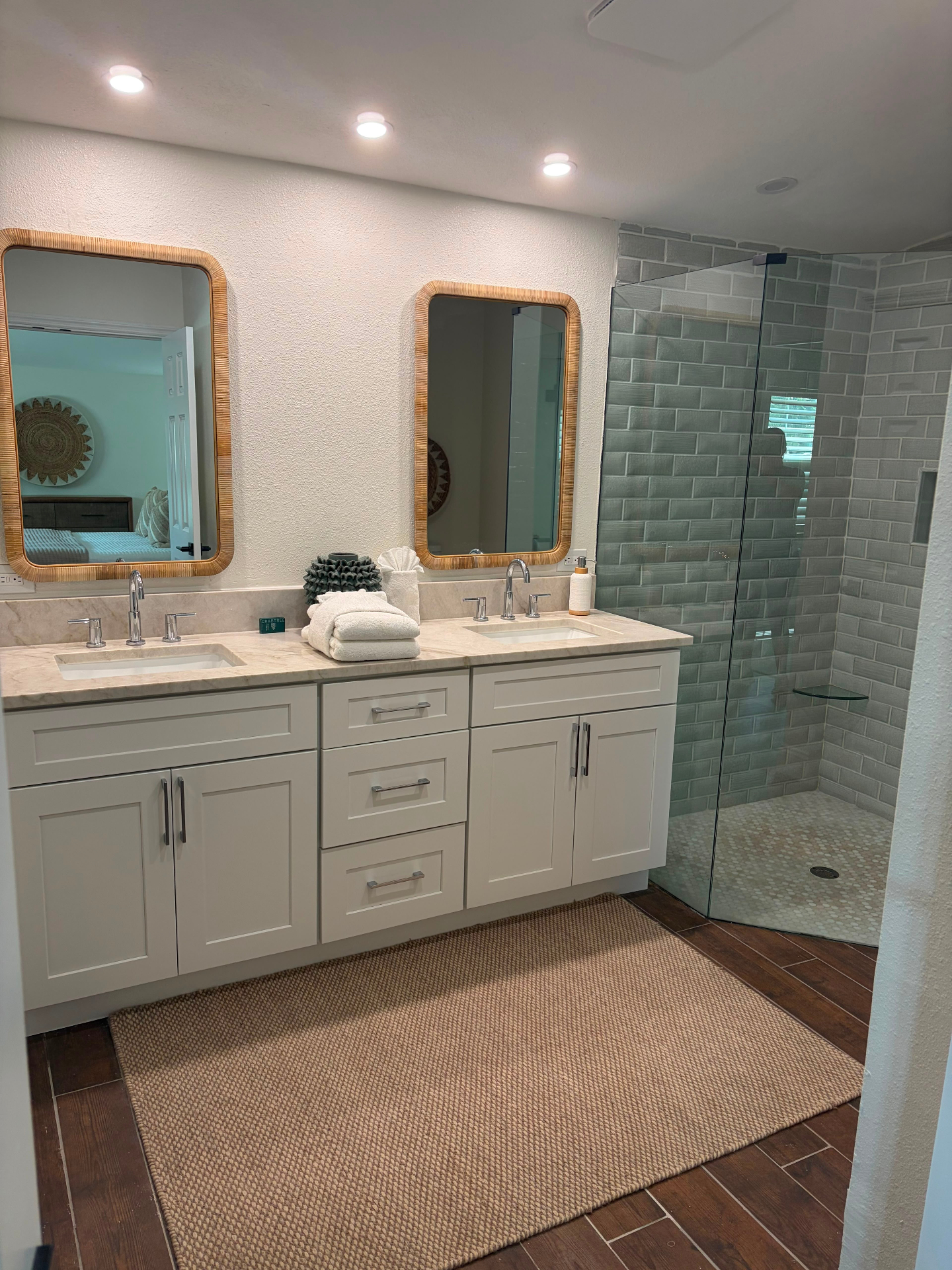 Spa-style master bath