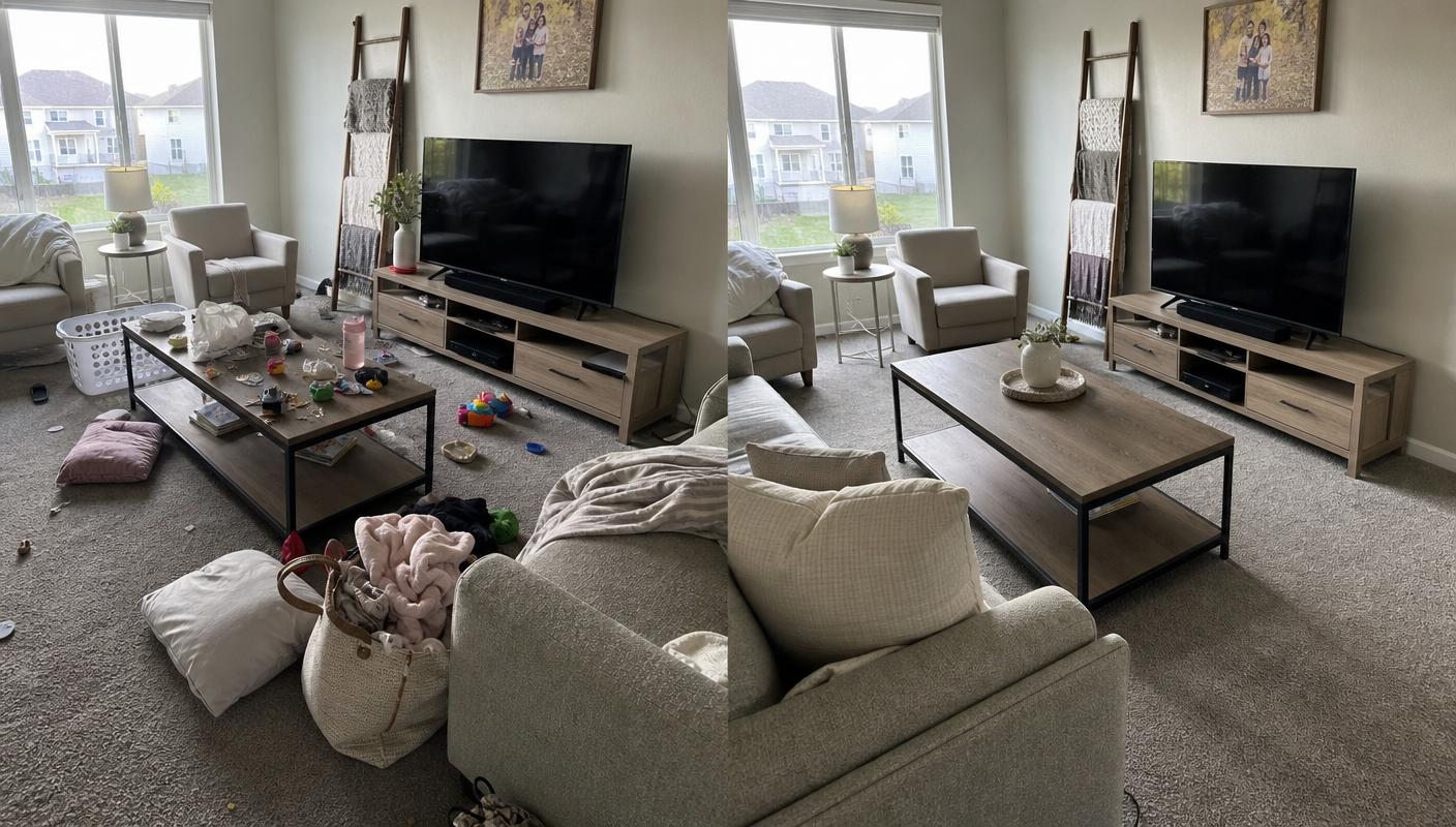 Spotless living room
